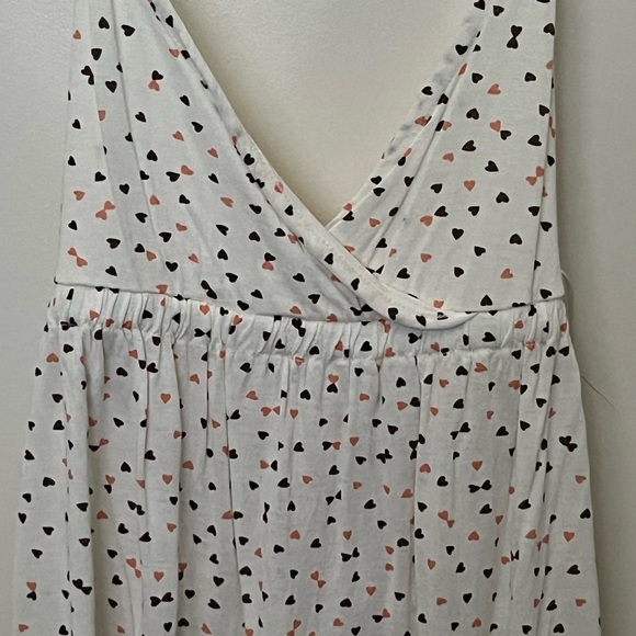 H&M heart print tie halter tank top - Picture 3 of 7